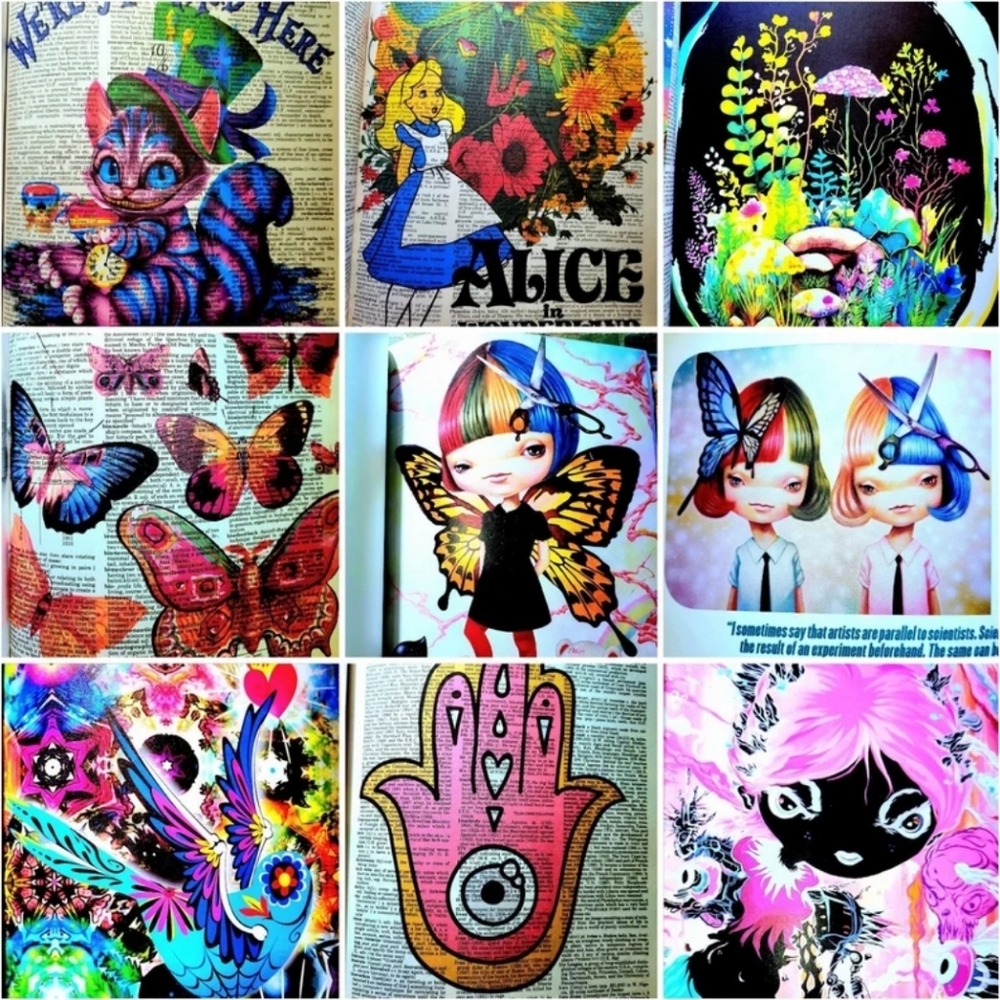 Junk Journal Glowing Goddess Large Embellished Handmade Book Mixed Media Art - Picture 10 of 12